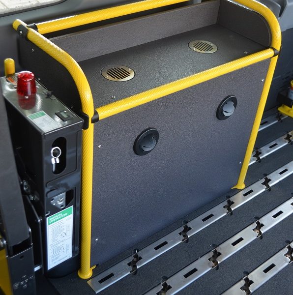Vented rerouted heat storage box retains full circulation in the back of the vehicle