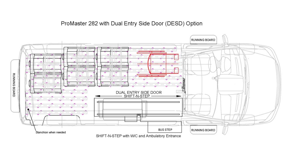 2020 Gsa 282 Promaster 140 Class Floor Plan With Sns