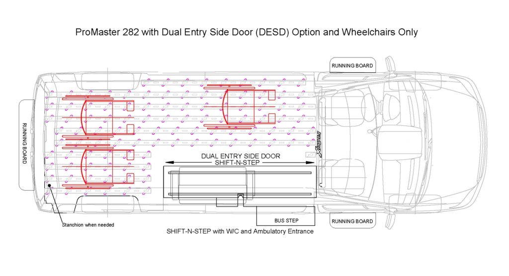 2020 Gsa 282 Promaster 140 Class Floor Plan With Sns Wc Only