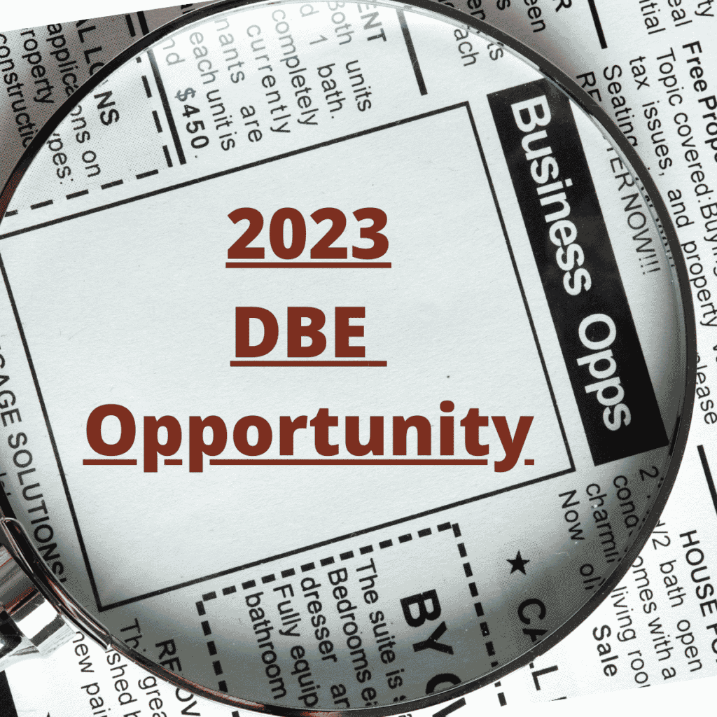 2023 Dbe Opportunity