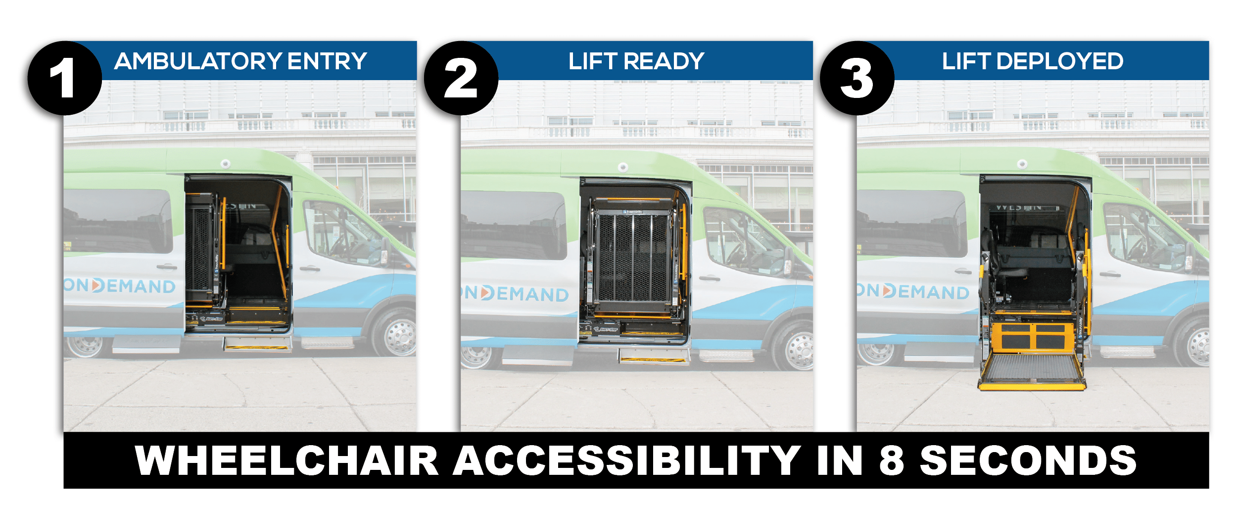 Shift-N-Step - Curbside Access for Ambulatory and Wheelchair users.