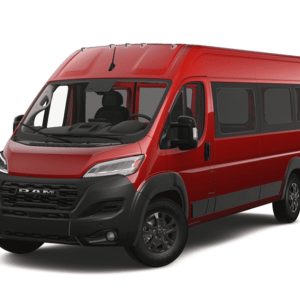 ProMaster 2500 Cherry Red Front Driver Angle