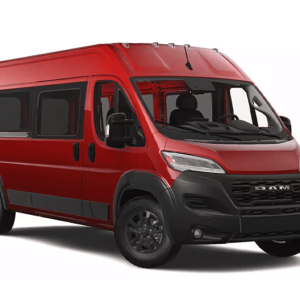ProMaster 2500 Cherry Red Front Pass Angle