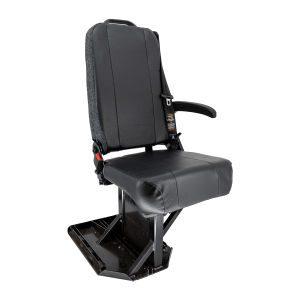 Single curbside foldaway armrest
